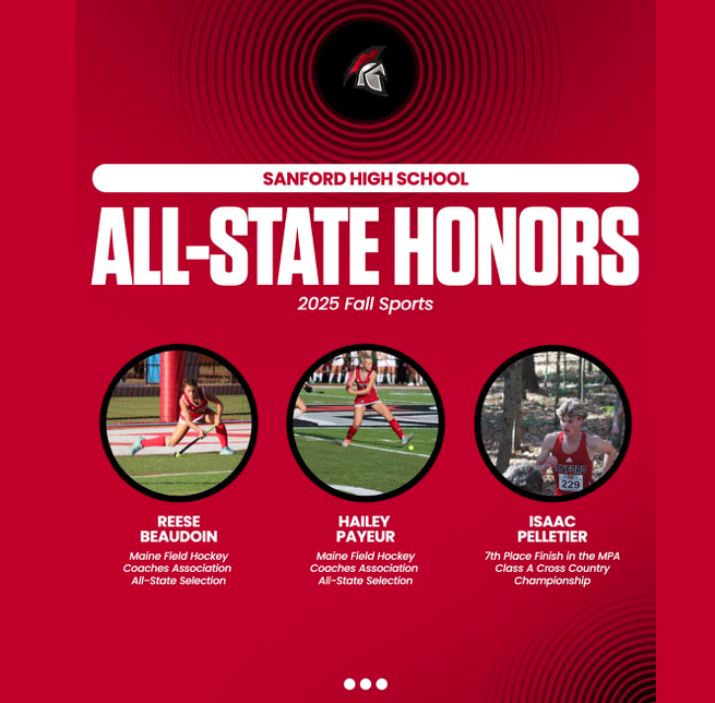 Sanford Fall Athletes Earn State, Regional, and Conference Honors