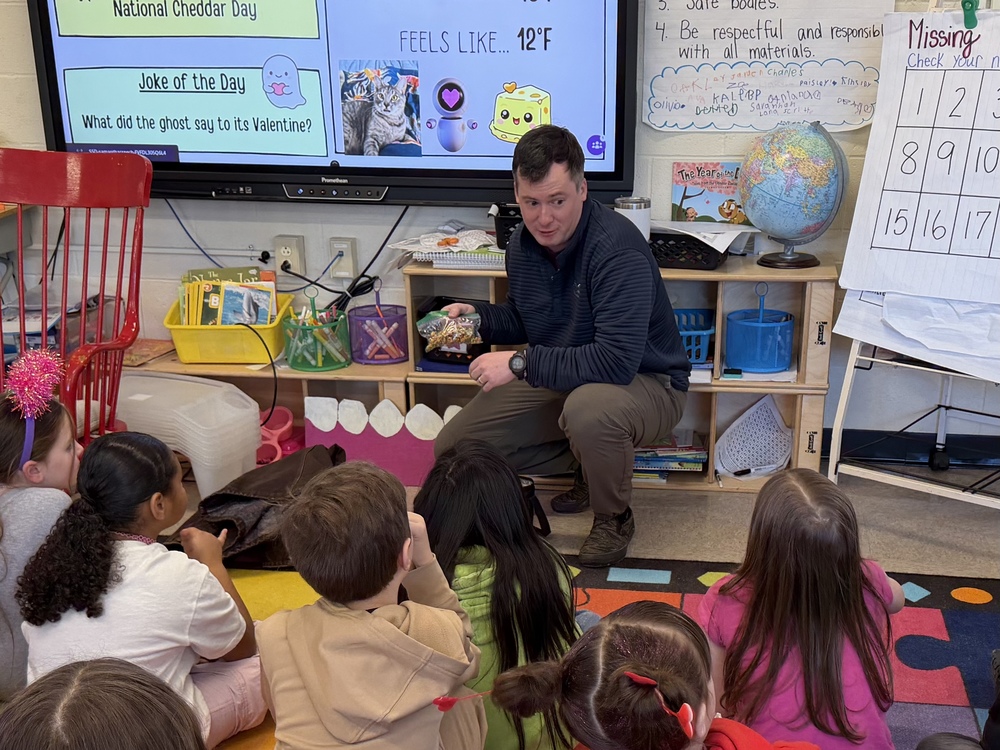More than 140 third and fourth graders participated in the Student Health Fair at Sanford Pride Elementary School earlier this month, spending the day exploring health, nutrition, and mindfulness through interactive, hands-on activities. MaineHealth educators Casey Marcotte (HEAL) and Stephanie Masters-Plamondon (SUPS) led engaging lessons tailored to the elementary audience. Marcotte's "Sugar Shocker" demonstration challenged students to read nutrition labels, compare food choices, and recognize how marketing shapes perceptions of what's healthy — along with the reminder that water is always the best thirst quencher. Masters-Plamondon drew on the MindUP curriculum to introduce students to mindfulness strategies, helping them understand how their brains work and building skills in focus and self-regulation. A highlight of the day was the Smoothie Bike, where students cheered each other on as they pedaled to power their own smoothies during lunch. Community partners also joined the fair, offering additional lessons on health, safety, and wellness.