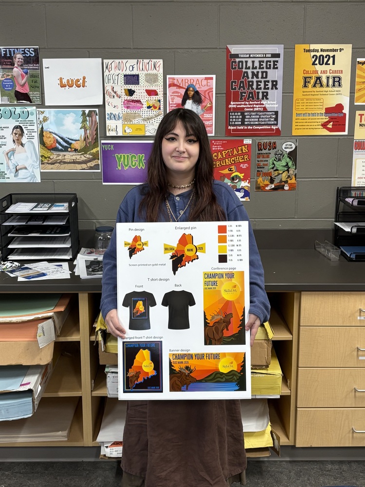 SRTC Student Wins Statewide SkillsUSA Branding Competition