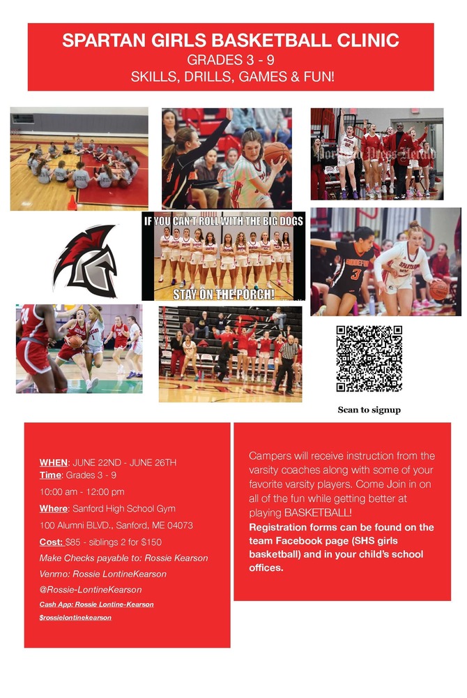 Spartan Girls Basketball Clinic Open for Registration