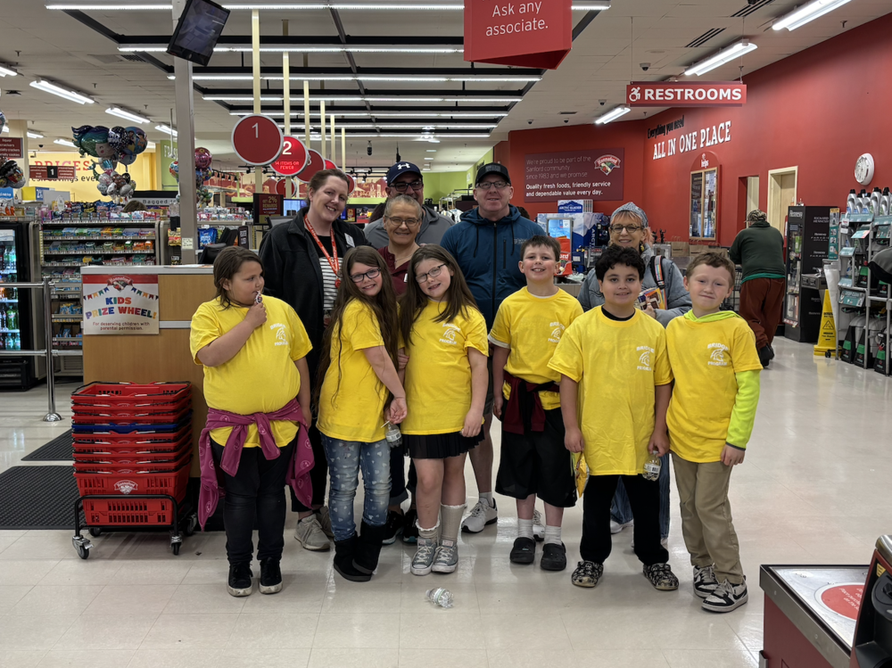 BRIDGE Program Elementary Students Tour Hannaford's in Sanford