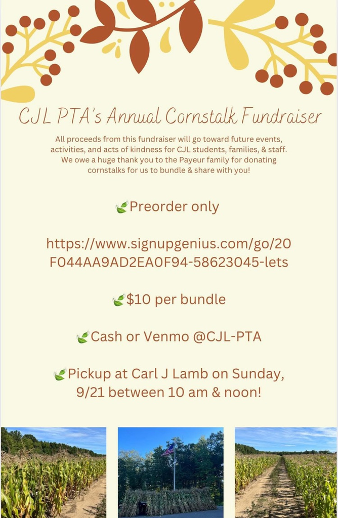 Venmo @CJL-PTA