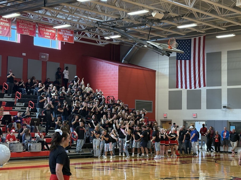 Great energy at today's pep rally! Thanks to everyone who came out to show their school spirit!