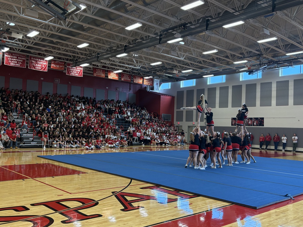 Great energy at today's pep rally! Thanks to everyone who came out to show their school spirit!