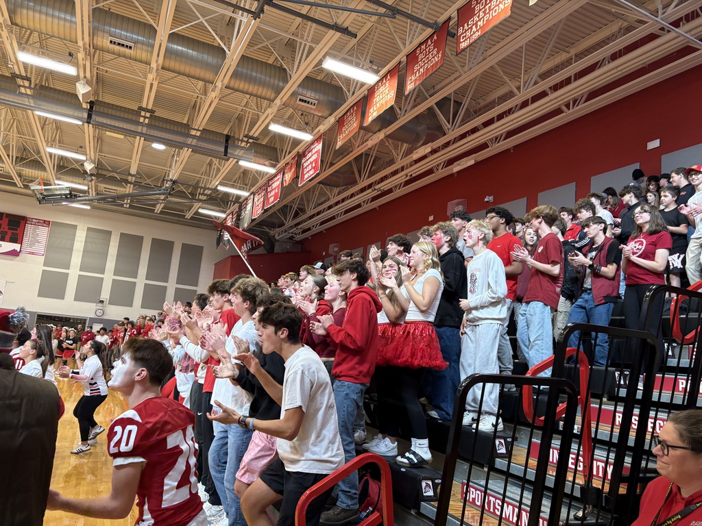 Great energy at today's pep rally! Thanks to everyone who came out to show their school spirit!