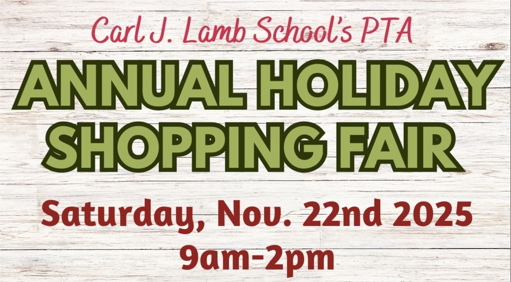 CJL PTA Annual Holiday Shopping Fair 