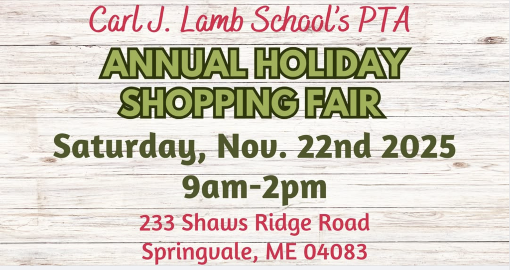 CJL Annual Holiday Shopping Fair
