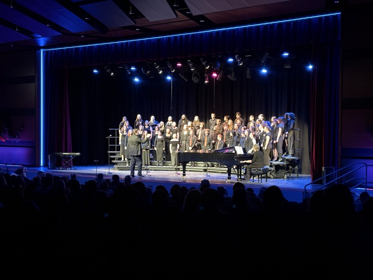 The Performing Arts Center is packed for tonight's Sounds of the Season Winter High School concert!