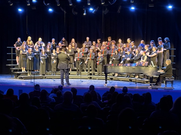 The Performing Arts Center is packed for tonight's Sounds of the Season Winter High School concert!