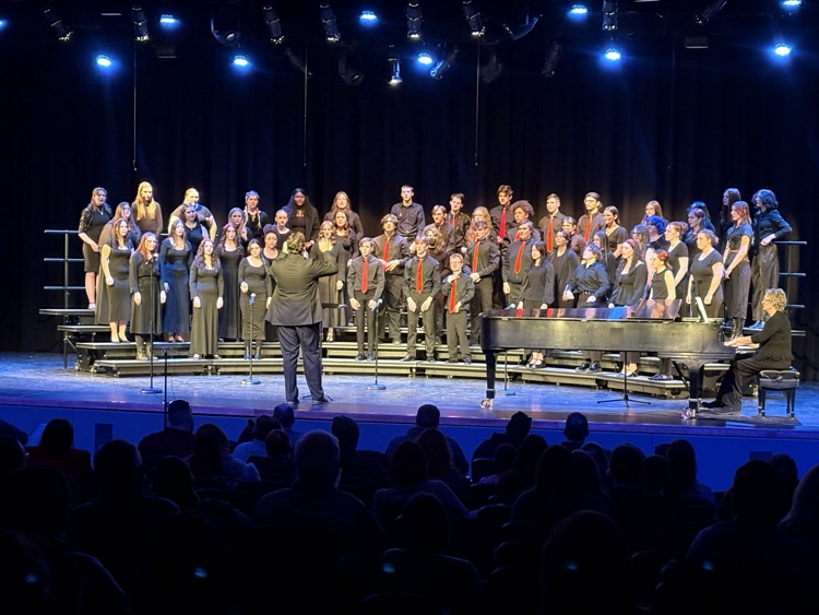 The Performing Arts Center is packed for tonight's Sounds of the Season Winter High School concert!