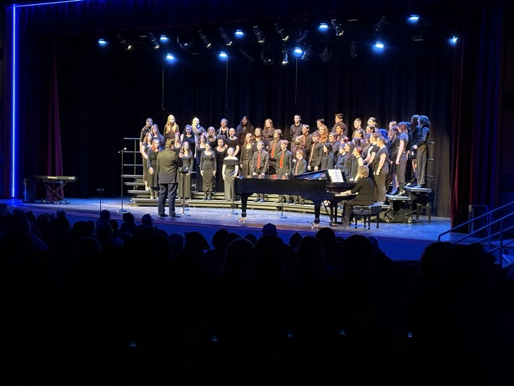 The Performing Arts Center is packed for tonight's Sounds of the Season Winter High School concert!