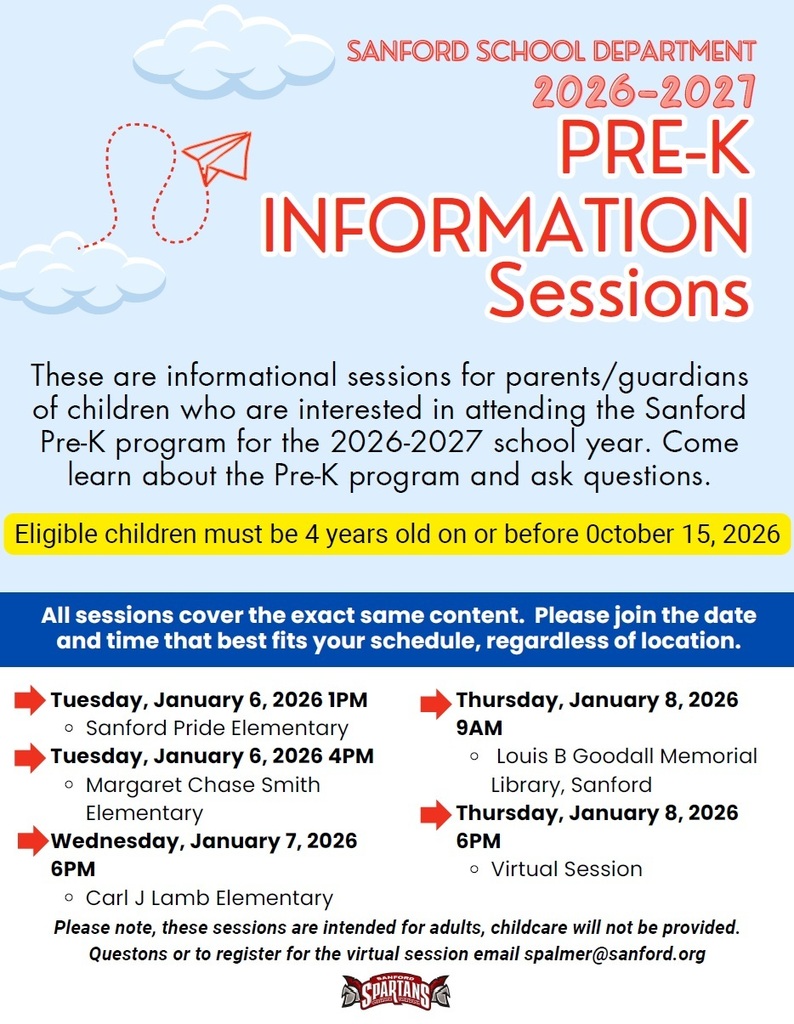 Pre- K Info Sessions