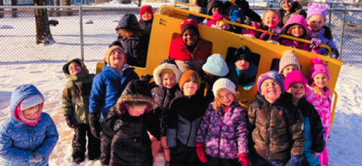 Learning through play and exploration! ❄️ Carl J. Lamb Pre-K students had a blast enjoying winter activities together. From building snow creations to outdoor exploration, these young learners are discovering the world around them while staying active.