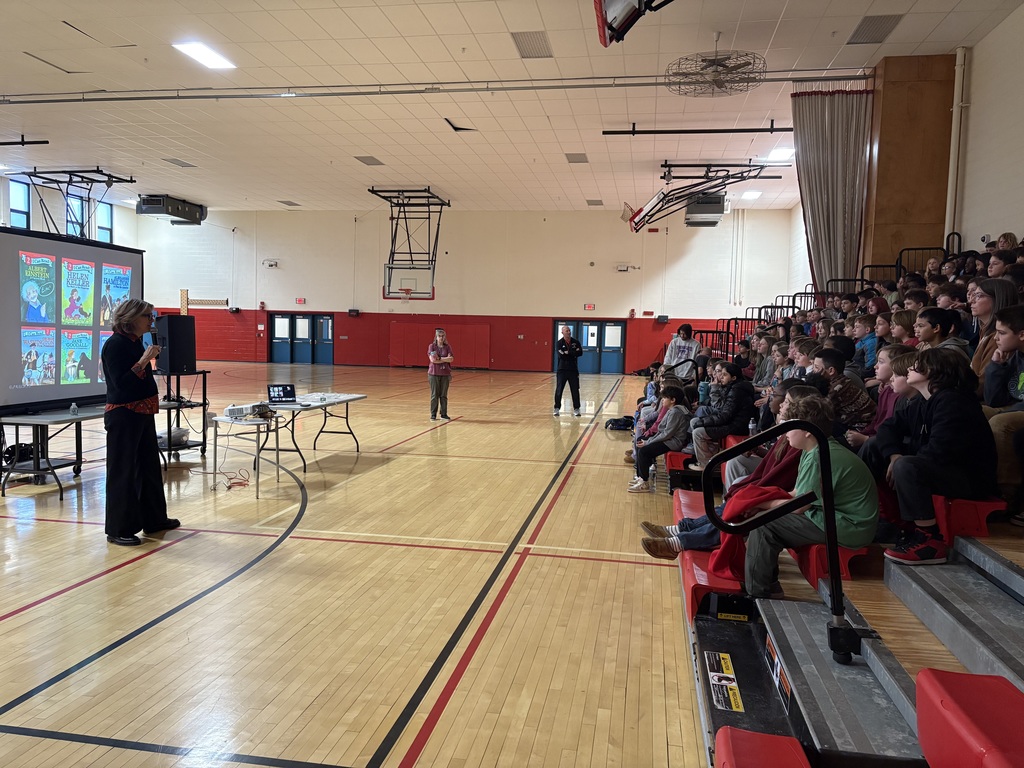 Today, Sanford Middle School welcomed New York Times bestselling author Sarah Albee, who met with each grade level to share her writing process and passion for nonfiction. Students learned how she transforms curiosity into books! Thank you, Sarah Albee, for inspiring our students to think like writers and researchers!