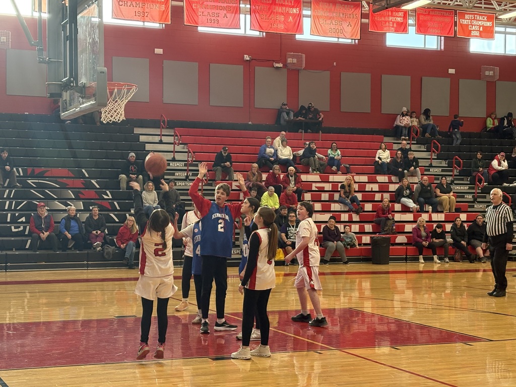 Great job by our Unified Basketball team today during their home opener against Kennebunk!