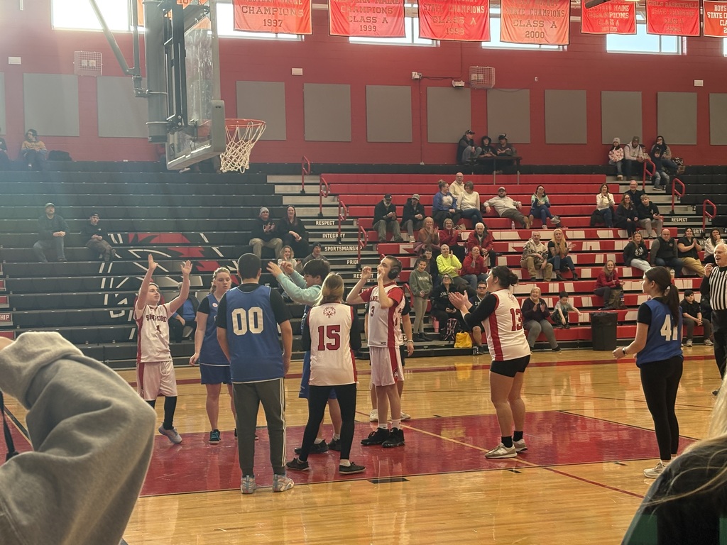 Great job by our Unified Basketball team today during their home opener against Kennebunk!
