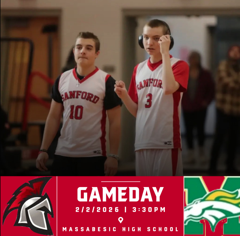 Good luck to the Unified Basketball team as they head to Massabesic this afternoon. Game will begin at 3:30 pm.