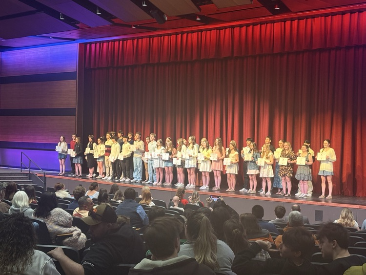 Sanford High School’s Winter Awards Recognition Night is underway!