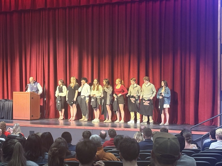 Sanford High School’s Winter Awards Recognition Night is underway!