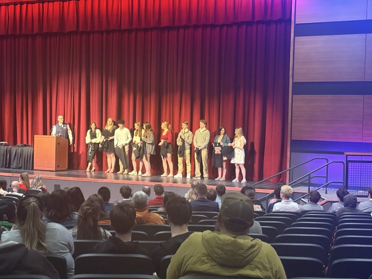 Sanford High School’s Winter Awards Recognition Night is underway!