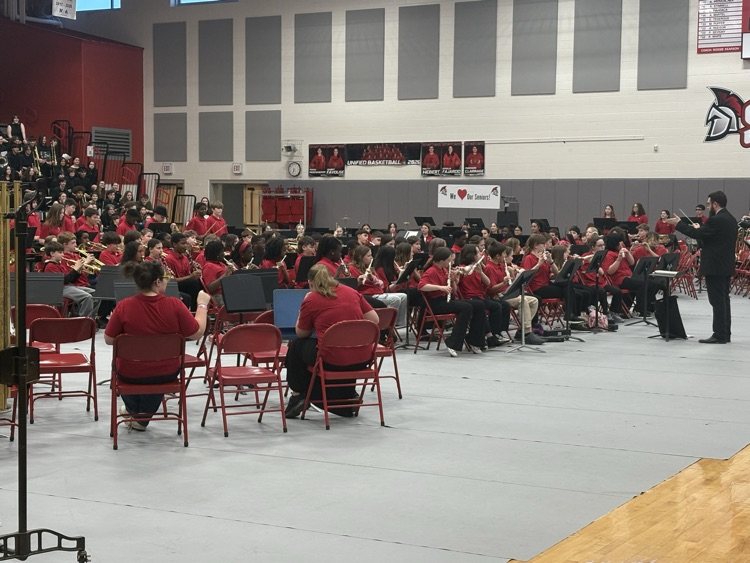It's a full house at Partners Bank Gymnasium for our 37th annual Band Fest!