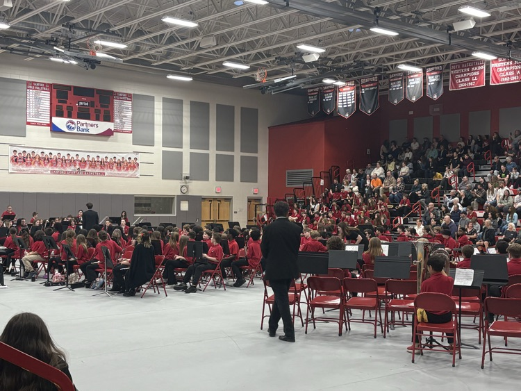It's a full house at Partners Bank Gymnasium for our 37th annual Band Fest!