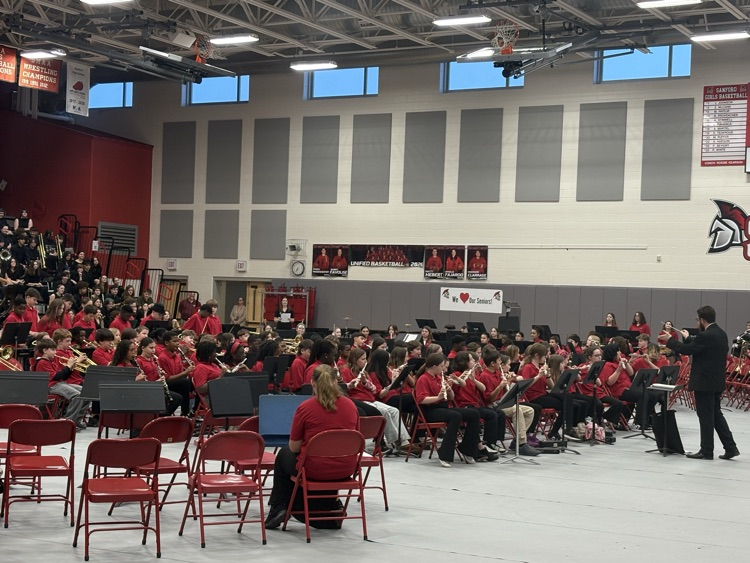 It's a full house at Partners Bank Gymnasium for our 37th annual Band Fest!