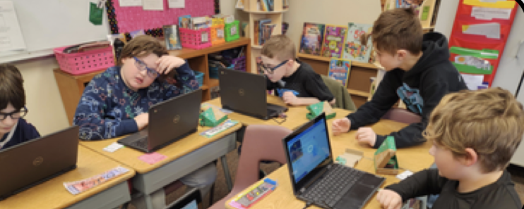 Something really cool is happening in Mrs. LaPointe's 4th grade class at Carl J. Lamb Elementary! Students have been learning to code using Micro:Bits, small computers that bring their code to life with lights, sounds, buttons, and sensors. Through this hands-on experience, kids are building problem-solving, creativity, and critical thinking skills while learning how technology actually works. The goal is simple but powerful: we want our students to be creators of technology, not just users of it.