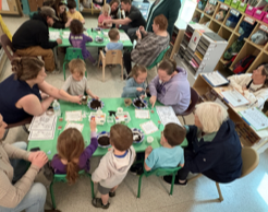 students have been exploring how plants and animals grow, diving into gardens from around the world, and discovering the magic that happens when a tiny seed becomes a plant.  One of our favorite moments? Welcoming families in to plant their very first seeds together. It was a special day we will not soon forget!  We are also sharpening our rhyming and counting skills every day as we look ahead to an exciting milestone: Kindergarten! Our students are growing in so many ways, and we could not be more proud.
