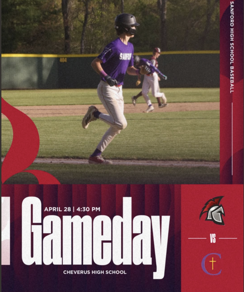 Best of luck to the Varsity Baseball team as they head to Cheverus this afternoon, Jv is home against Cheverus. Both games will begin at 4:30 pm.
