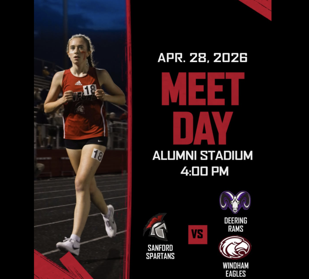 Good luck to the Track and Field team as they host the Deering Rams, and Windham Eagles. Meet will begin at 4:00 pm.