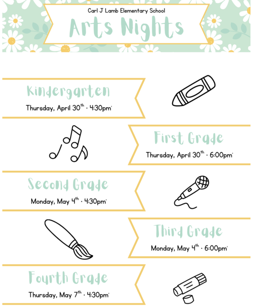We’re excited to welcome our Kindergarten and Grade 1 families to CJL for their Arts Nights (concerts and art shows) tomorrow, April 30! Kindergarten: doors open at 4:15 PM, event begins at 4:30 PM. Grade 1: doors open at 5:45 PM, event begins at 6:00 PM. We can’t wait to see you there!