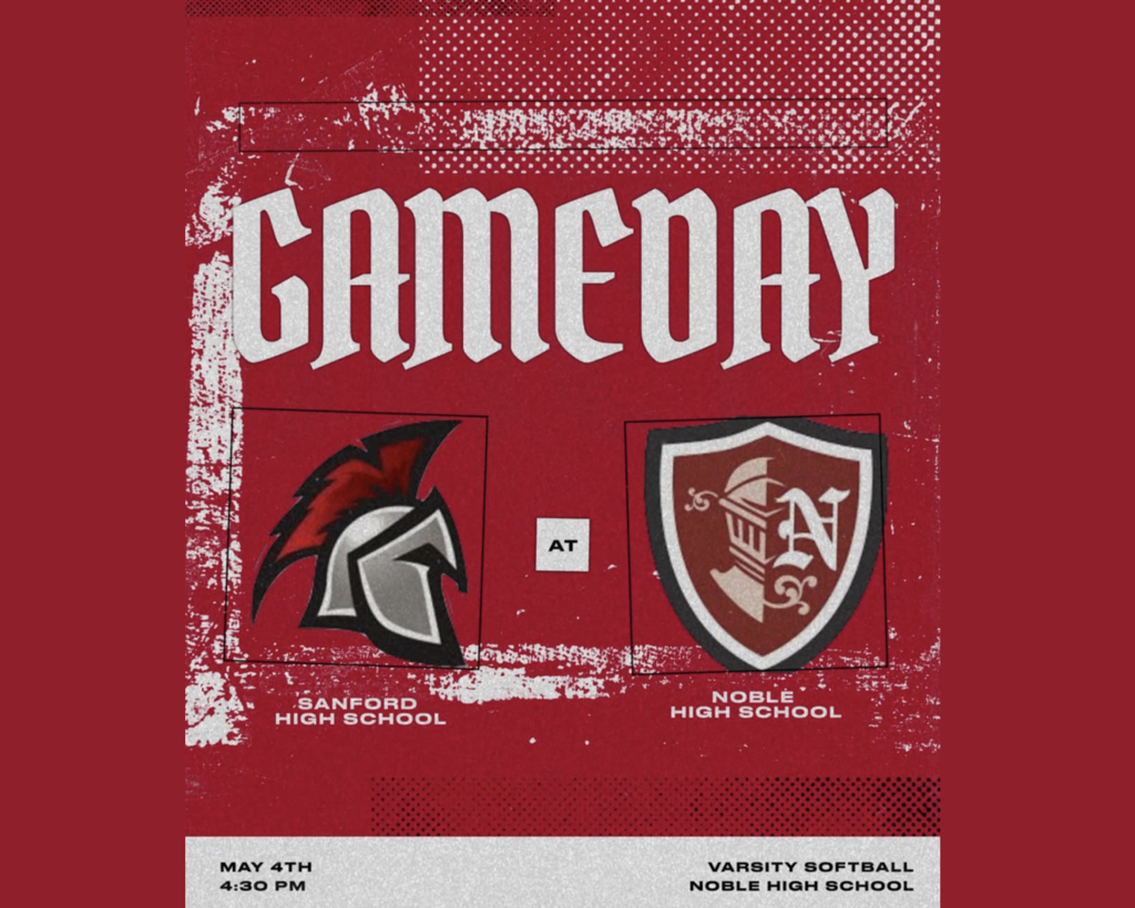 Good luck to our Varsity Softball team as they travel to take on the Noble Knights at 4:30 pm!