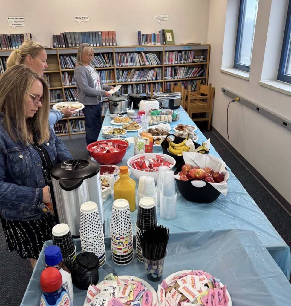🍎 Happy Teacher Appreciation Week from the Sanford School Department! 🎉  This week, our incredible PTAs pulled out all the stops to show our educators just how much they mean to us. From breakfast spreads and coffee carts to snack bars and a 90s-themed celebration, our elementary and middle school staff have been treated to a week full of love and delicious food. And they deserve every bit of it.  To every teacher, educator, and staff member across the entire Sanford School Department: thank you for your dedication, your patience, and your passion for investing in our students. We are so grateful for each and every one of you! 