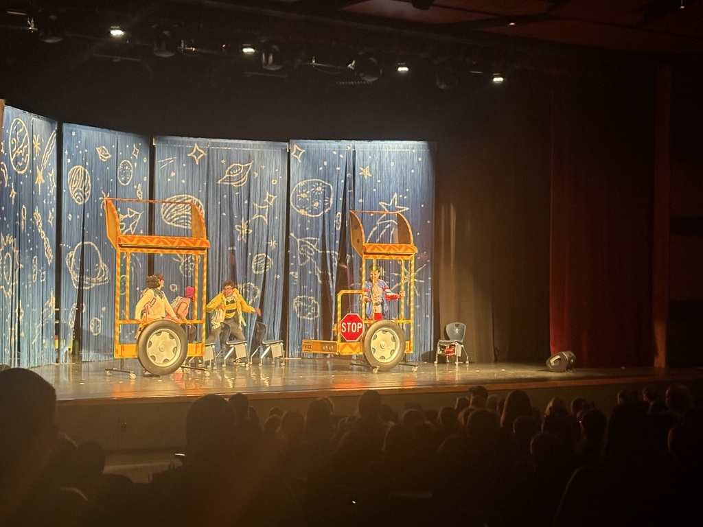 Our elementary students took over the Performing Arts Center this morning for the national tour of The Magic School Bus