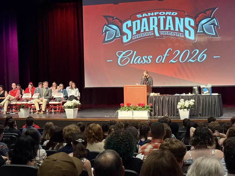Sanford High School's Class of 2026 Senior Awards Night is underway and can currently be watched on WSSRTVs YouTube page!