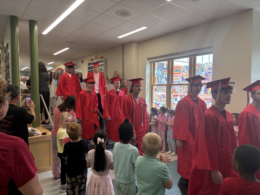 This morning, the Sanford High School Class of 2026 put on their caps and gowns and hit the road for their annual Senior Walk through our schools! Our graduates stopped by Sanford Middle School, Sanford Pride Elementary, St. Thomas School, Carl J. Lamb Elementary, and Margaret Chase Smith Elementary before making their way back to Sanford High School. Current students packed the hallways to cheer them on, and there were plenty of smiles and hugs with former teachers along the way. Congratulations, Class of 2026. Graduation is tomorrow! 🎓