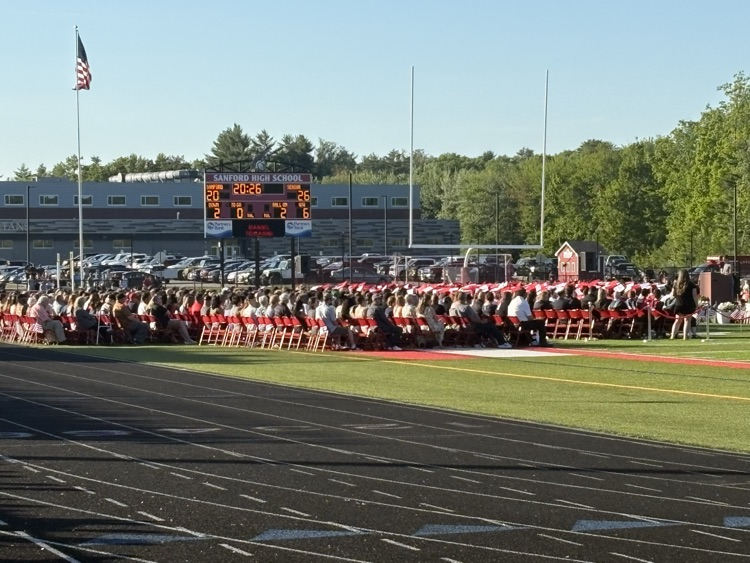 Sanford High School’s Graduation Ceremony is underway! A reminder you can watch it live on WSSRTV’s YouTube page!