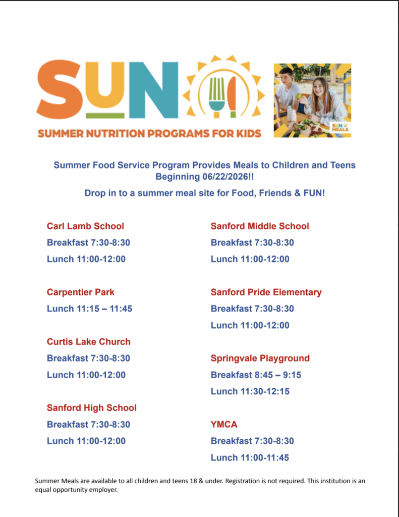 Free Summer Food Service Information