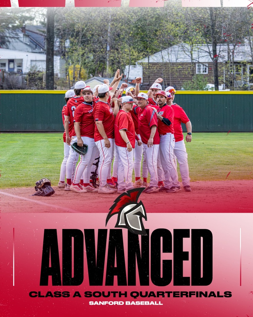 Congratulations to our Baseball team on their 11-2 win in the First Round of the Playoffs! They will face the #3 Cheverus Stags on Thursday, 6/11 at 4:30 pm on the Cheverus High School campus for a chance to advance to the semifinals! 
