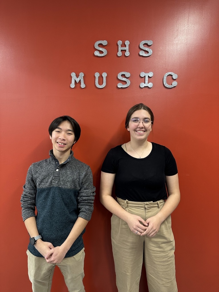 Sanford High School senior Hannah Paterson and junior Quang Lam were recently accepted to Jazz All-State. Jazz All-State is a festival put together by the Maine Music Educators Association. Students from all over the state of Maine audition to be a part of the Jazz festival, which includes an Honors Jazz Band, Jazz Band, Jazz Combo, and Jazz Choir. Paterson was selected for the Honors Jazz Band, and Lam was accepted into the Jazz Band. (Photo Credit: Hailey Francoeur)