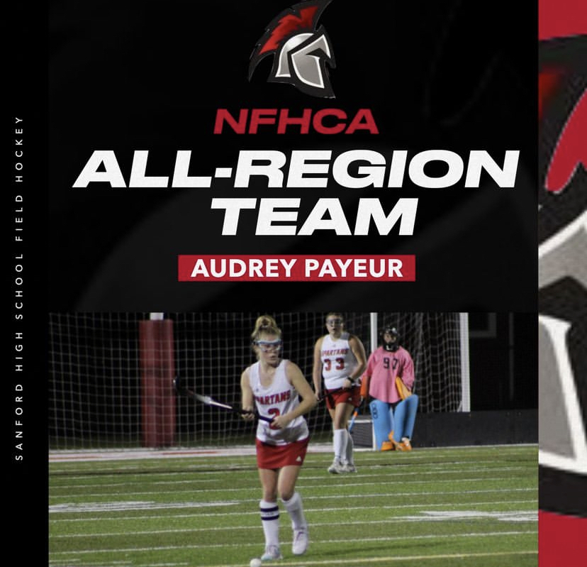 Congratulations to SHS junior Audrey Payeur on being named to the National Field Hockey Coaches Association All-Region Team! She joins 15 others from Maine, New Hampshire, and Vermont. Check out the story here: https://nfhca.org/nfhca-announces-2023-high-school-all-region-teams/