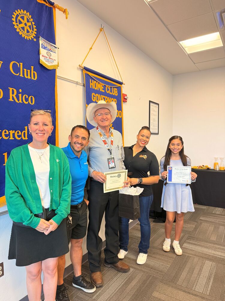 RR Rotary Student and Staff of the Month