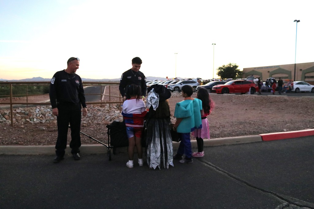 Children enjoying Trunk or Treat
