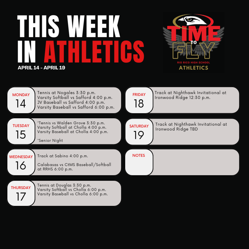 this week in athletics