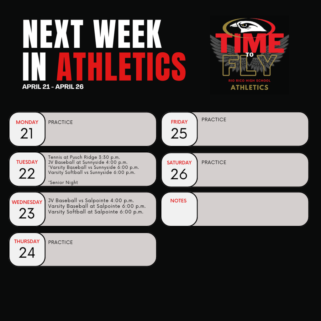 next week in athletics