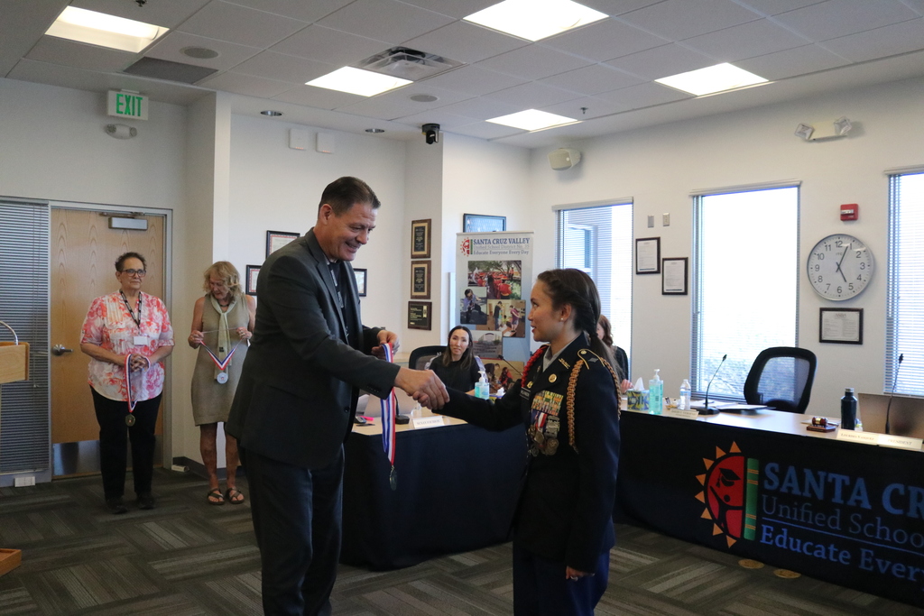 JROTC Governing Board Meeting Recognition 2025