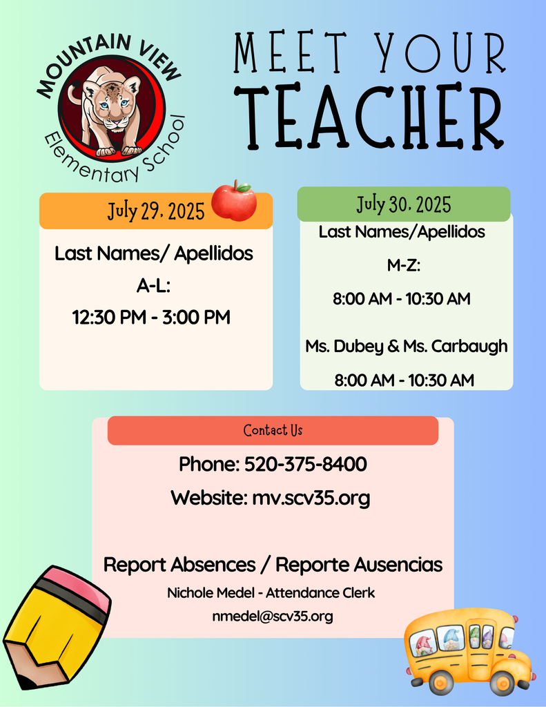 Meet the Teacher Flyer 