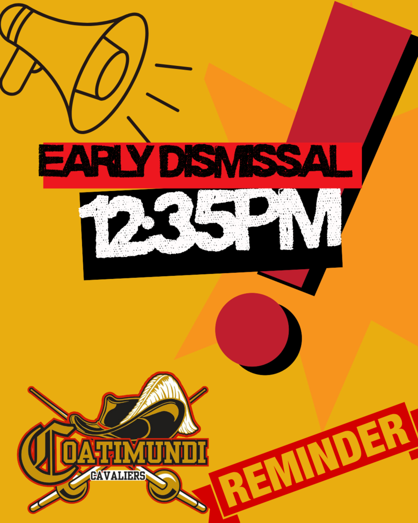early dismissal announcement reminder