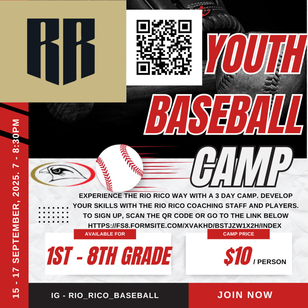 Rio Rico Hosts Youth Baseball Camp, Sept. 15-17